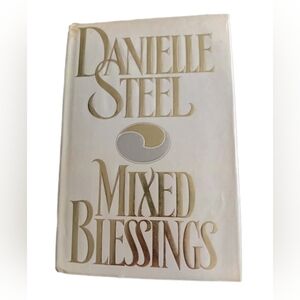 Danielle Steel Mixed Blessings Coffee Table Book - Gold and White